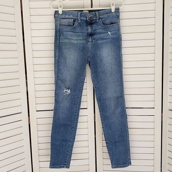 Sneak Peek Distressed High Rise Skinny Jeans Size 9/29 - Picture 1 of 9